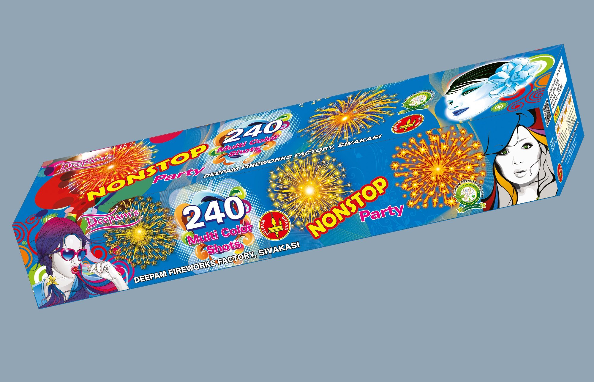 240 Shot_ Multi Color - Sri Visakan Crackers