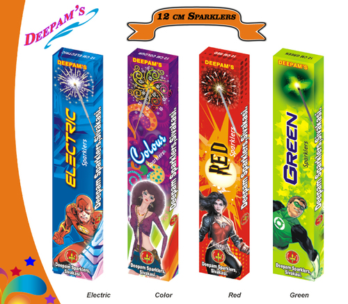 12 CM Electric Sparklers - Sri Visakan Crackers