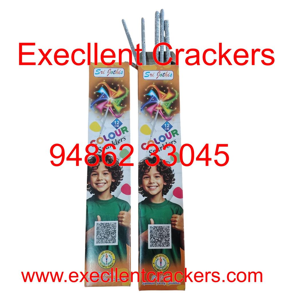 12 CM Crackling Sparklers - Excellent Crackers
