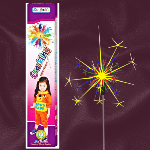 12 CM Crackling Sparklers - Sri Visakan Crackers