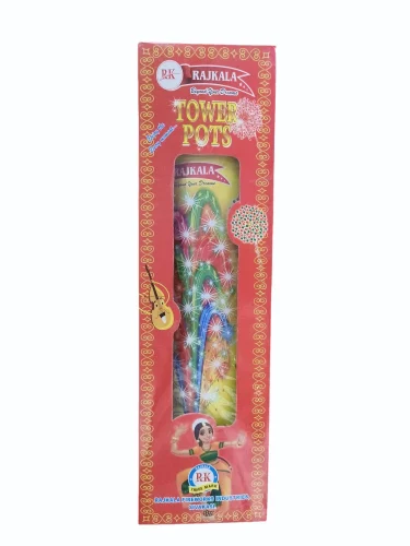 Rack & Pop ( Crackling Tower- Red ) - Sri Visakan Crackers