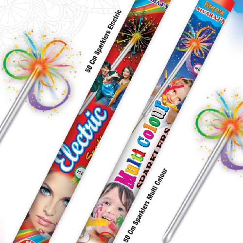 50 CM Electric Sparklers - Sri Visakan Crackers