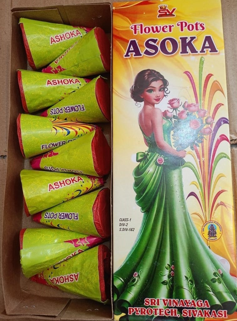 Flowerpot_ Ashoka - Sri Visakan Crackers