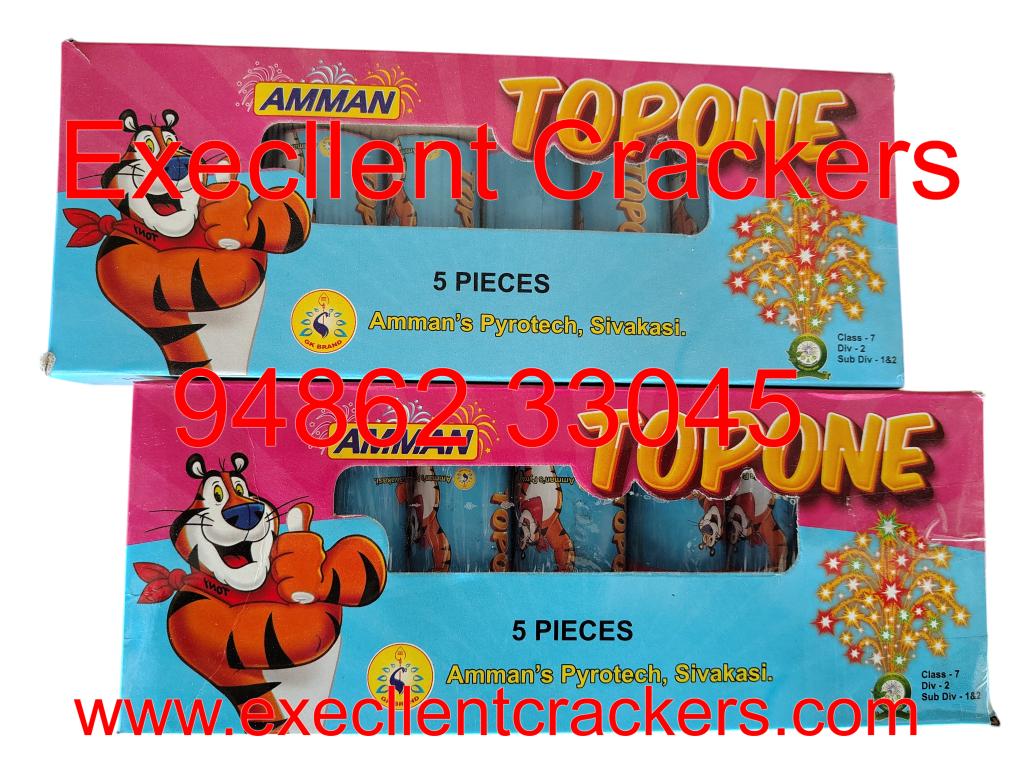 Topone- Multicolor Fountain - Excellent Crackers