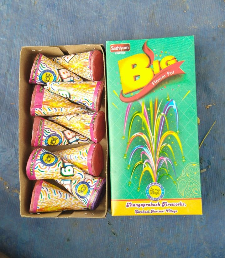 Flowerpot_ Big - Sri Visakan Crackers
