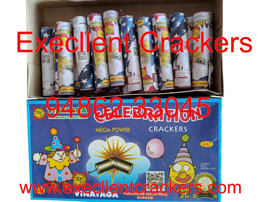4" Celebration Crackers _Machine Fuse - Excellent Crackers