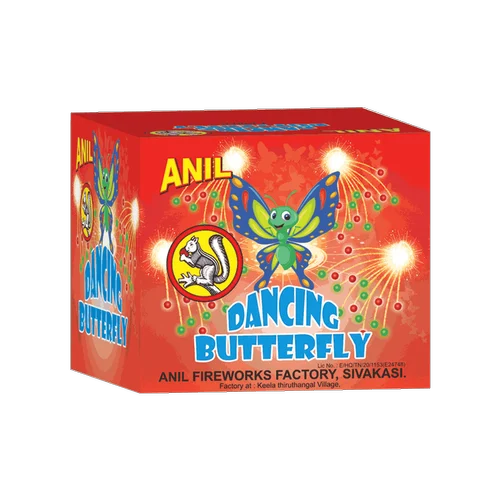 Dancing Butterfly 2 in 1 [Silver and Gold] - Sri Visakan Crackers