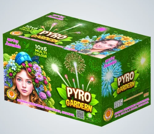 Pyro Garden - 10*5 Repeating Shot - Sri Visakan Crackers